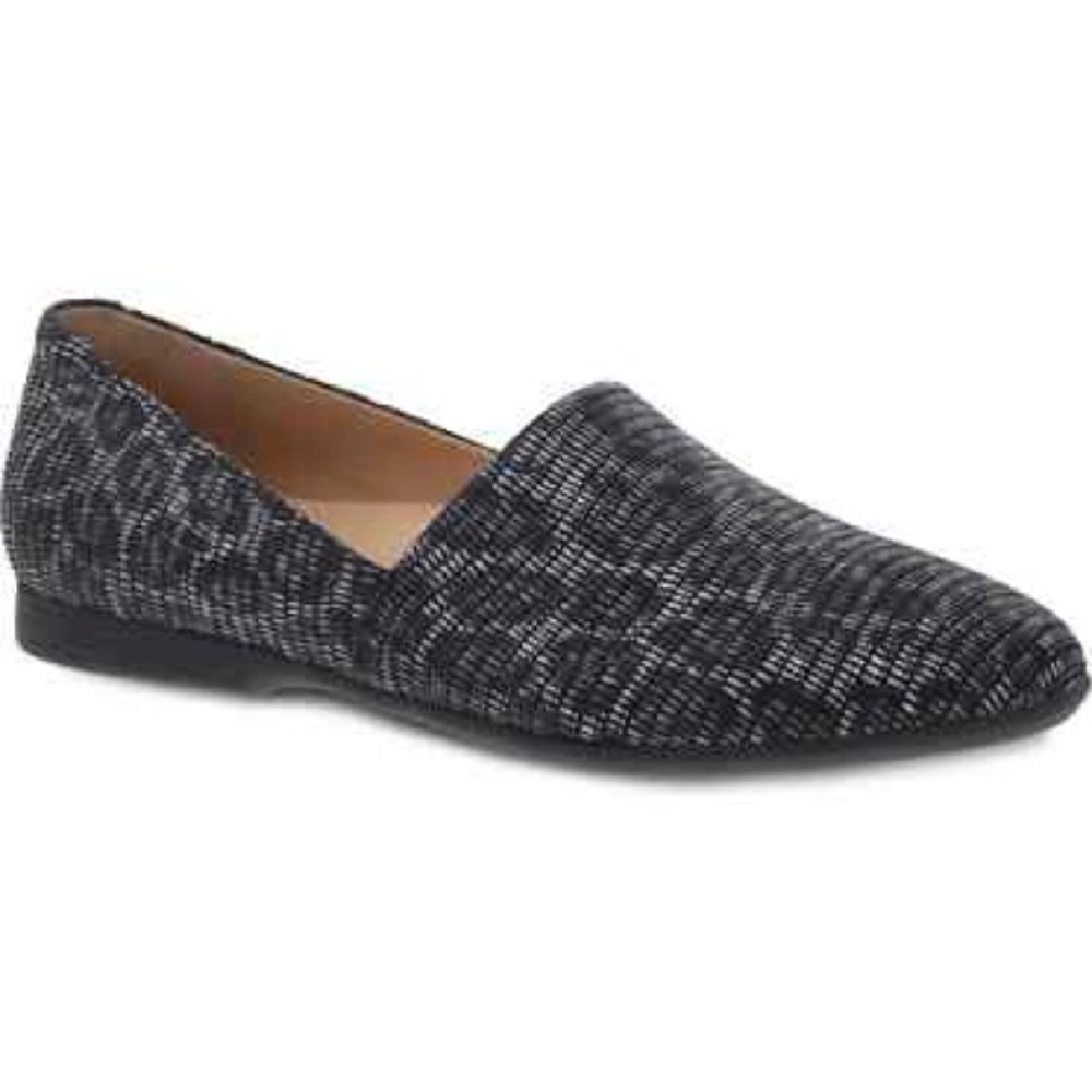 Nwob Dansko Z4878* Womens Grey Leopard Larisa Flat Shoes Size Us 10 EU 41